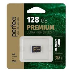 Карта памяти Perfeo microSDXC 128GB High-Capacity Class 10 UHS-3 V30 (PF128GMCSX10V30) microSDXC 128GB High-Capacity Class 10 UHS-3 V30 (PF128GMCSX10V30)