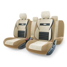 Чехлы для автомобильных сидений AutoProfi Comfort Combo CMB-1105 Dark Beige/Light Beige Comfort Combo CMB-1105 Dark Beige/Light Beige
