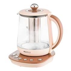 Электрический чайник Kelli KL-1377, кофейный KL-1377, кофейный