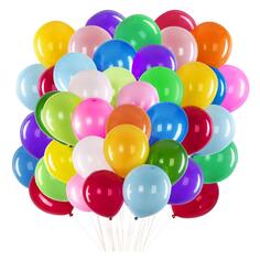 Шары воздушные Brauberg Kids "Яркие цвета", 25 см, 100 шт, ассорти (591873) Kids "Яркие цвета", 25 см, 100 шт, ассорти (591873)