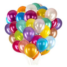 Шары воздушные Brauberg Kids "Металлик", 30 см, 50 шт, ассорти (591882) Kids "Металлик", 30 см, 50 шт, ассорти (591882)