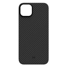 Чехол Magssory для iPhone 15 Plus, кевлар, с магнитами, совместимый с MagSafe, черный (660631) для iPhone 15 Plus, кевлар, с магнитами, совместимый с MagSafe, черный (660631)
