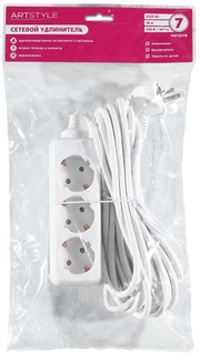Удлинитель ARTSTYLE CL-C37GW White CL-C37GW White