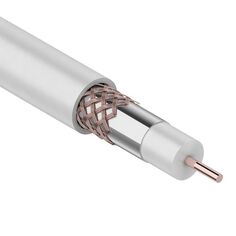 Кабель Rexant коаксиальный, RG-6U + Cu, 75 Ом, Cu/Al/Cu, бухта 100 м, белый (01-2223) коаксиальный, RG-6U + Cu, 75 Ом, Cu/Al/Cu, бухта 100 м, белый (01-2223)
