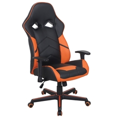 Игровое кресло Brabix Storm GM-006, черное/оранжевое (532502) Storm GM-006, черное/оранжевое (532502)