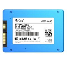 SSD накопитель Netac N535S 480GB (NT01N535S-480G-S3X) N535S 480GB (NT01N535S-480G-S3X)