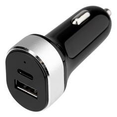 Автомобильное зарядное устройство Rexant USB-A+USB-C, 3,1 A, черное (18-2226) USB-A+USB-C, 3,1 A, черное (18-2226)
