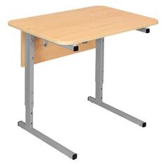 Стол-парта Дэми 1-местный, регулируемый угол, 60х50х52-64 см, рост 2-4, серый каркас, ЛДСП клён (532701) 1-местный, регулируемый угол, 60х50х52-64 см, рост 2-4, серый каркас, ЛДСП клён (532701)