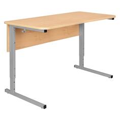 Стол-парта Дэми 2-местный, регулируемый, 120х50х52-64 см, рост 2-4, серый каркас, ЛДСП клён (532703) 2-местный, регулируемый, 120х50х52-64 см, рост 2-4, серый каркас, ЛДСП клён (532703)