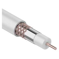 Кабель телевизионный Proconnect RG-6U+Cu, 75 Ом, 100 м, белый RG-6U+Cu, 75 Ом, 100 м, белый