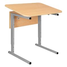 Стол-парта Дэми 1-местный, регулируемый угол, 600х500х640-780 мм, рост 4-6, серый каркас, ЛДСП клен (СУТ.54-01) 1-местный, регулируемый угол, 600х500х640-780 мм, рост 4-6, серый каркас, ЛДСП клен (СУТ.54-01)