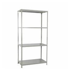 Стеллаж Brabix MS Plus-185/50-4, металлический, 1850х1000х500 мм, 4 полки, регулируемые опоры (291106) MS Plus-185/50-4, металлический, 1850х1000х500 мм, 4 полки, регулируемые опоры (291106)