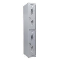 Шкаф металлический для одежды Brabix LK 12-30, 2 секции, 183х30х50 см, 18 кг (291133) LK 12-30, 2 секции, 183х30х50 см, 18 кг (291133)