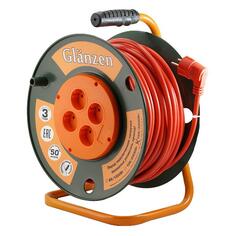 Удлинитель Glanzen 4 розетки, 50 м (EB-50-008) 4 розетки, 50 м (EB-50-008)