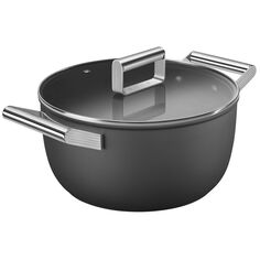 Кастрюля с крышкой Smeg 4,6 л (CKFC2411BLM) 4,6 л (CKFC2411BLM)