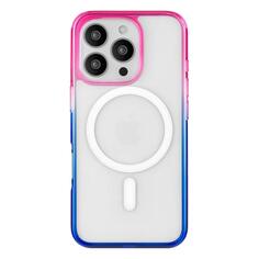 Чехол uBear Fusion Mag Case для iPhone 16 Pro Max, синий/розовый (CS4506BP69PFS-I24M) Fusion Mag Case для iPhone 16 Pro Max, синий/розовый (CS4506BP69PFS-I24M)