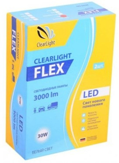 Лампа автомобильная светодиодная Clearlight Led Flex H1 3000lm, 2 шт (CLFLXLEDH1) Led Flex H1 3000lm, 2 шт (CLFLXLEDH1)