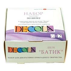 Акриловые краски по ткани Невская палитра "Декола" "Батик по шелку", 6 цветов х 50 мл + резерв 2 тубы х 18 мл (4441448) "Декола" "Батик по шелку", 6 цветов х 50 мл + резерв 2 тубы х 18 мл (4441448)