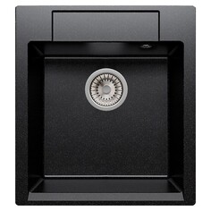 Мойка кухонная POLYGRAN ARGO-460 №16, черная (444676) ARGO-460 №16, черная (444676)