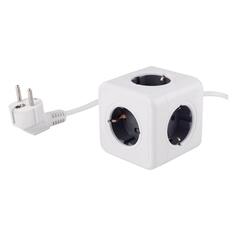 Сетевой фильтр RocketSocket Cube Extended 5 Euro RocketSocket, 16A, 1,5 м, белый/серый (GNS1403) Cube Extended 5 Euro RocketSocket, 16A, 1,5 м, белый/серый (GNS1403)