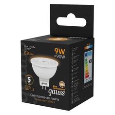 Светодиодная лампа Gauss MR16 9W 830lm 3000K GU5.3 LED (101505109) MR16 9W 830lm 3000K GU5.3 LED (101505109)