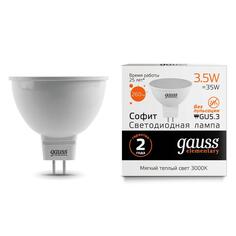 Светодиодная лампа Gauss LED Elementary MR16 GU5.3 3.5W 3000K (13514) LED Elementary MR16 GU5.3 3.5W 3000K (13514)