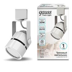 Светильник трековый Gauss цилиндр, GU10 220V IP20, 60х145 мм, однофазный, белый (TR012) цилиндр, GU10 220V IP20, 60х145 мм, однофазный, белый (TR012)