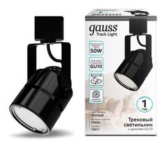 Светильник трековый Gauss цилиндр, GU10 220V IP20, 60х145 мм, однофазный, черный (TR011) цилиндр, GU10 220V IP20, 60х145 мм, однофазный, черный (TR011)
