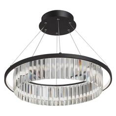 Люстра подвесная Vitaluce LED 37Вт, 3900-4200К, 2300 Лм, чёрная матовая (V5401-1/1S) LED 37Вт, 3900-4200К, 2300 Лм, чёрная матовая (V5401-1/1S)