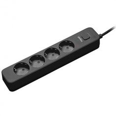 Сетевой фильтр Perfeo Power Stream, 2400W, 4 розетки, 3 м, черный (PF_C3960) Power Stream, 2400W, 4 розетки, 3 м, черный (PF_C3960)