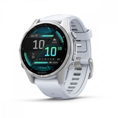 Смарт-часы Garmin Fenix 8 AMOLED 43mm Silver/White Fenix 8 AMOLED 43mm Silver/White