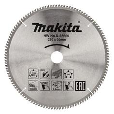 Диск пильный Makita Standart, универсальный, 260х30х2,6х120T (D-65660) Standart, универсальный, 260х30х2,6х120T (D-65660)