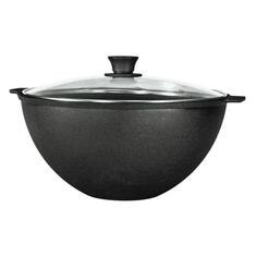 Казан Камская посуда чугунный, со стеклянной крышкой, 7 л (к72) чугунный, со стеклянной крышкой, 7 л (к72)