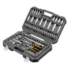 Набор ручного инструмента Denzel 1/2", 1/4", CrV, S2, пластиковый кейс, 109 предметов (15814) 1/2", 1/4", CrV, S2, пластиковый кейс, 109 предметов (15814)