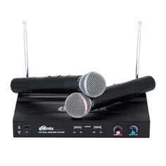 Беспроводная микрофонная система Ritmix RWM-221, 2 микрофона RWM-221, 2 микрофона