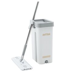 Комплект для уборки Zetter Premium, швабра с отжимом + ведро, размер XL, 13 л, белое Premium, швабра с отжимом + ведро, размер XL, 13 л, белое
