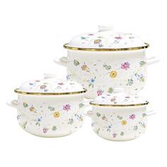 Набор кастрюль VELLEZZA White, 6 предметов (VZ-1002WT) White, 6 предметов (VZ-1002WT)