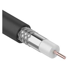 Кабель телевизионный Rexant RG-6U, 305 м, черный RG-6U, 305 м, черный