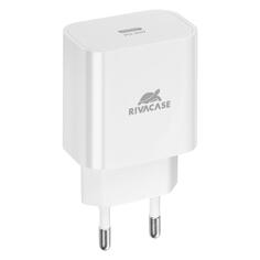 Сетевое зарядное устройство RIVACASE PS4101 W00 20 Вт USB-C, с кабелем, белое PS4101 W00 20 Вт USB-C, с кабелем, белое