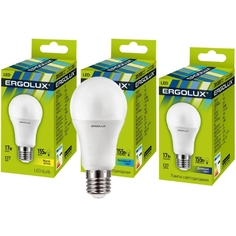 Светодиодная лампа Ergolux LED-A60-17W-E27-3K LED-A60-17W-E27-3K