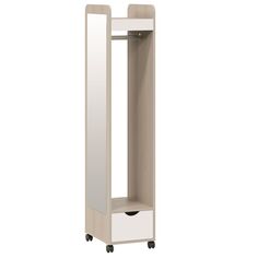 Вешалка напольная Трия "Лайт", 173х36х46 см, лайт дуб гарден/белый глянец (253707) "Лайт", 173х36х46 см, лайт дуб гарден/белый глянец (253707)