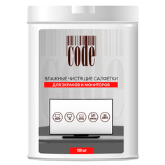 Влажные чистящие салфетки для экранов Code CC-205, 100 шт CC-205, 100 шт