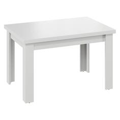 Обеденный стол Трия "Дрезден", тип 2, раздвижной, 76х120х79 см, белый (258705) "Дрезден", тип 2, раздвижной, 76х120х79 см, белый (258705)