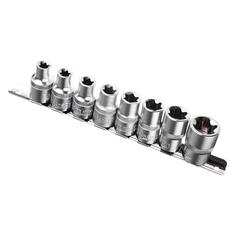 Набор торцевых головок ЕРМАК TORX, 1/2", E10-E24, 8 шт (736-150) TORX, 1/2", E10-E24, 8 шт (736-150)