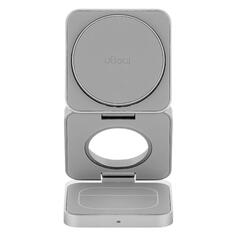 Беспроводное зарядное устройство uBear Balance 3 в 1 MagSafe, 25 Вт, серебристое (WL09SL31-ADM) Balance 3 в 1 MagSafe, 25 Вт, серебристое (WL09SL31-ADM)