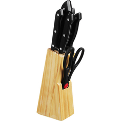 Набор кухонных ножей VETTA 7 предметов, в деревянной подставке (803-104) 7 предметов, в деревянной подставке (803-104)