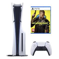 Игровая приставка Sony PlayStation 5 Slim 1TB с дисководом + Cyberpunk 207 (CFI-2000A) PlayStation 5 Slim 1TB с дисководом + Cyberpunk 207 (CFI-2000A)