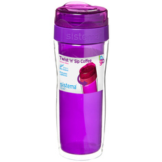 Термокружка Sistema To-Go Twist n Sip Coffee, 490 мл Violet (21478) To-Go Twist n Sip Coffee, 490 мл Violet (21478)