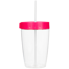 Стакан с трубочкой Sistema Hydrate, 525 мл Red (760) Hydrate, 525 мл Red (760)