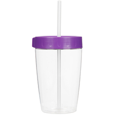 Стакан с трубочкой Sistema Hydrate, 525 мл Violet (760) Hydrate, 525 мл Violet (760)
